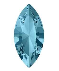Swarovski 4228 Xilion Navette Fancy Stone 5x2.5mm Aqua (720 Pieces) 